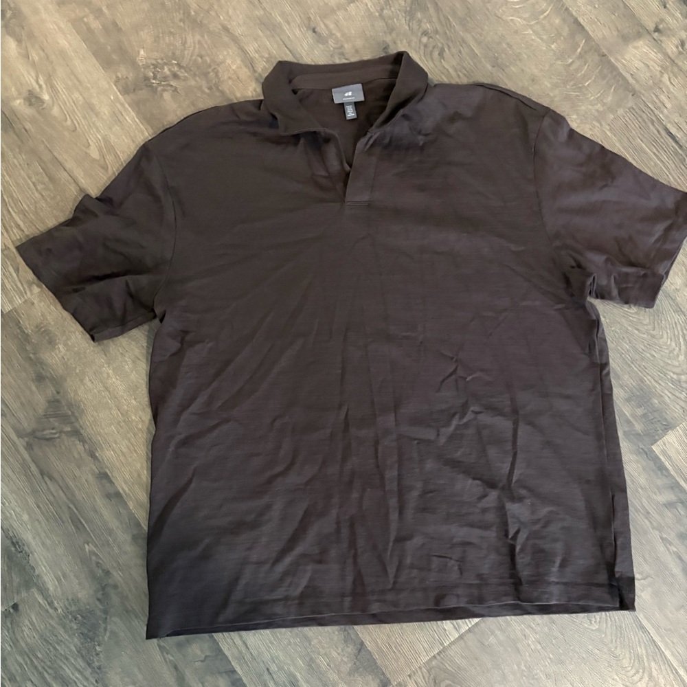 H&M Black Polo Shirt